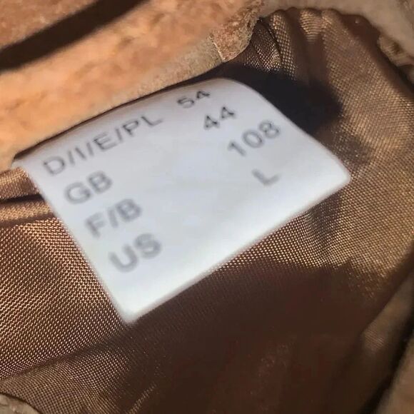 Vintage Men's John Baner Genuine Leather Motorcycle Biker Brown Jacket - Picture 3 of 5